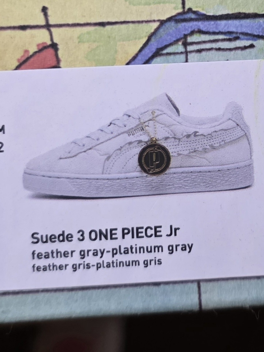 Puma Suede 3 One Piece Jr - Feather Gray / Platinum Gray